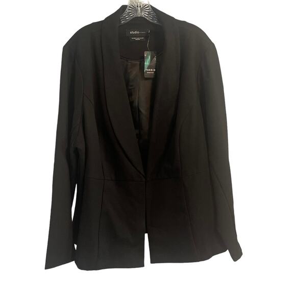 NWT Torrid Black Studio Blazer 4X - Picture 1 of 5